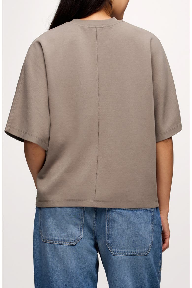 Street Cotton Blend T-Shirt, Alternate, color, WASHED COCOA