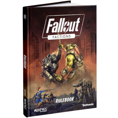 Modiphius Entertainment Modiphius Fallout Factions Core Rulebook Hardcover Rpg Campaign in Multicolored  product