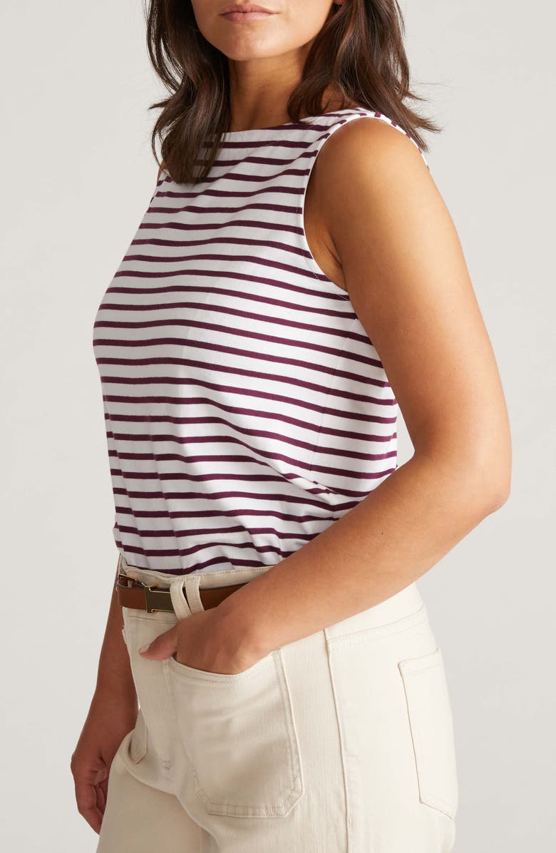 Universal Standard Noyack Breton Stripe Tank, Alternate, color,