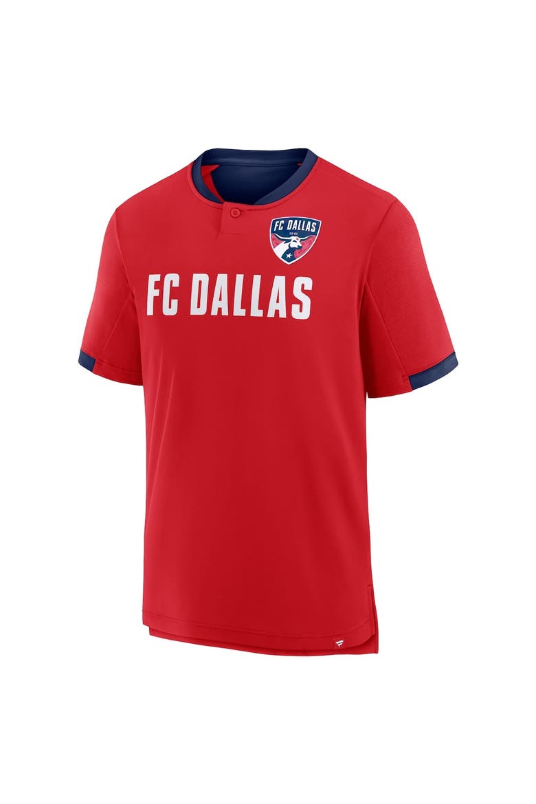 Men's Fanatics Red FC Dallas Stoppage Time Striker T-Shirt, Alternate, color, Red