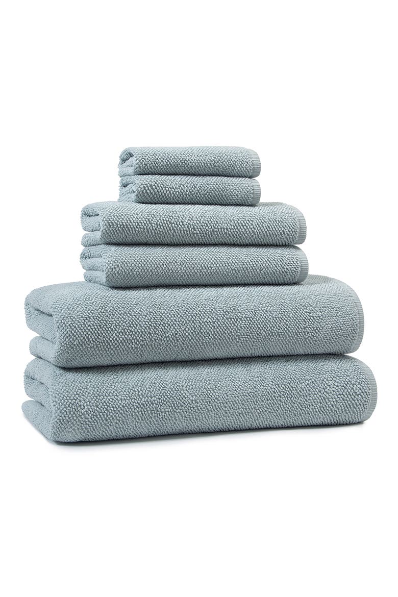 Veneto Cotton Washcloth, Main, color, RAINDROP