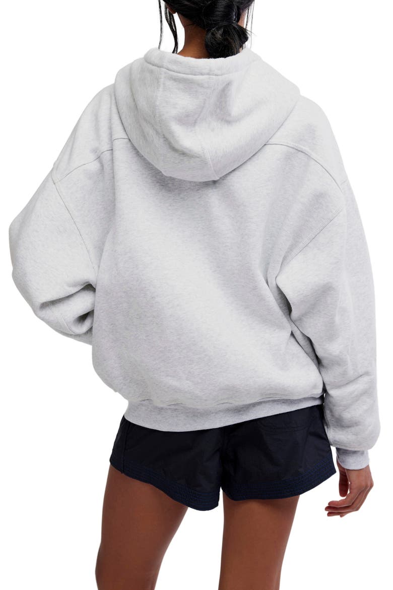 Final Call Full Zip Hoodie, Alternate, color, WHITE HEATHER GREY
