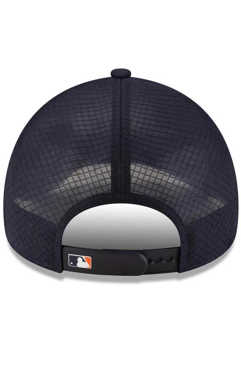 New Era Men's New Era Navy Detroit Tigers 2026 Batting Practice Apex 9FORTY Adjustable Trucker Hat, Alternate, color, Navy