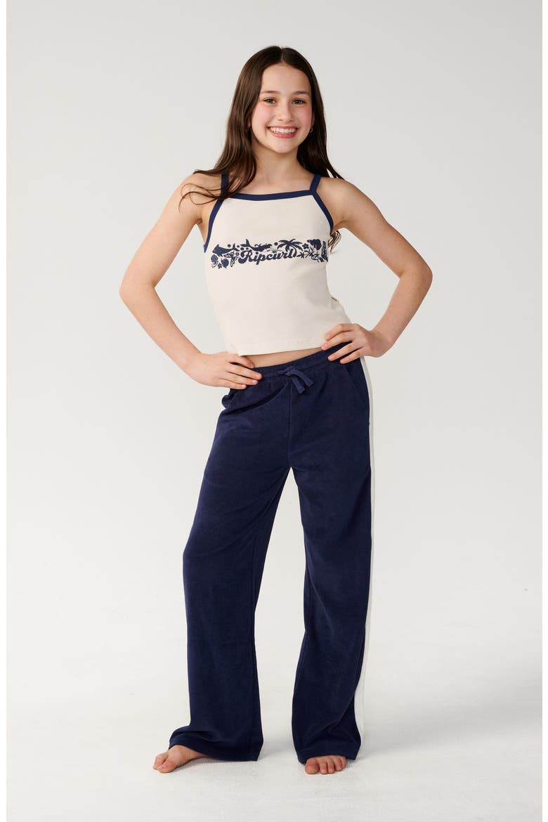 Kids' Costa Del Sol Graphic Cotton Tank, Alternate, color, BONE