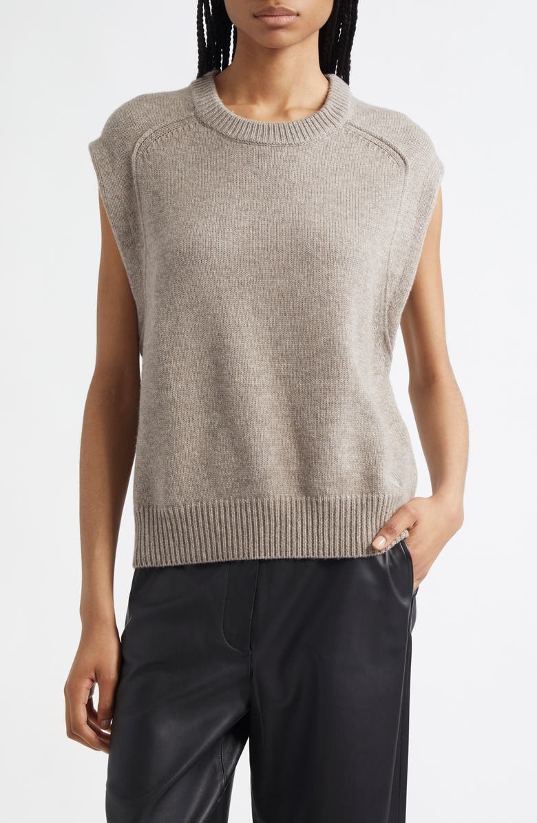 LOULOU DE SAISON Mari Boxy Wool & Cashmere Sweater, Main, color,