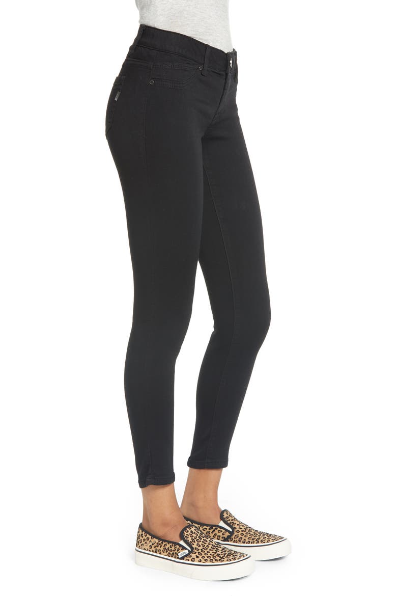 Ab-Solve Skinny Jeans, Alternate, color, BLACK