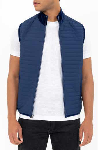 PINO BY PINOPORTE Channel Quilt Zip Vest
