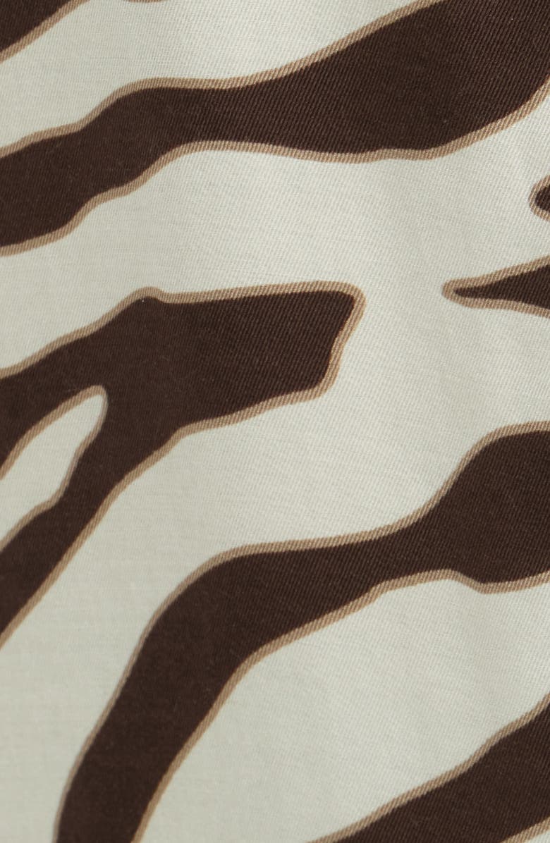 Rails Saige Zebra Stripe Button-Up Shirt, Alternate, color, Espresso Zebra