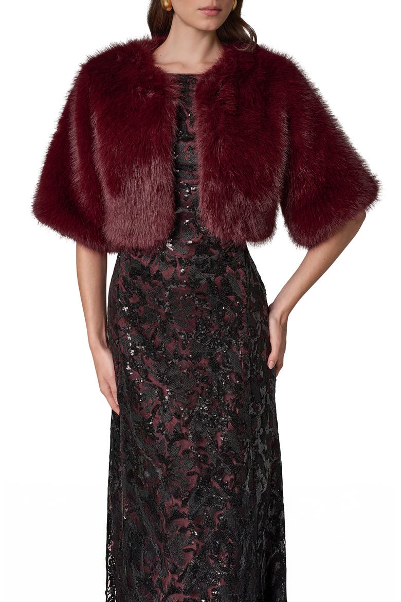 Faux Fur Shrug, Alternate, color, 649