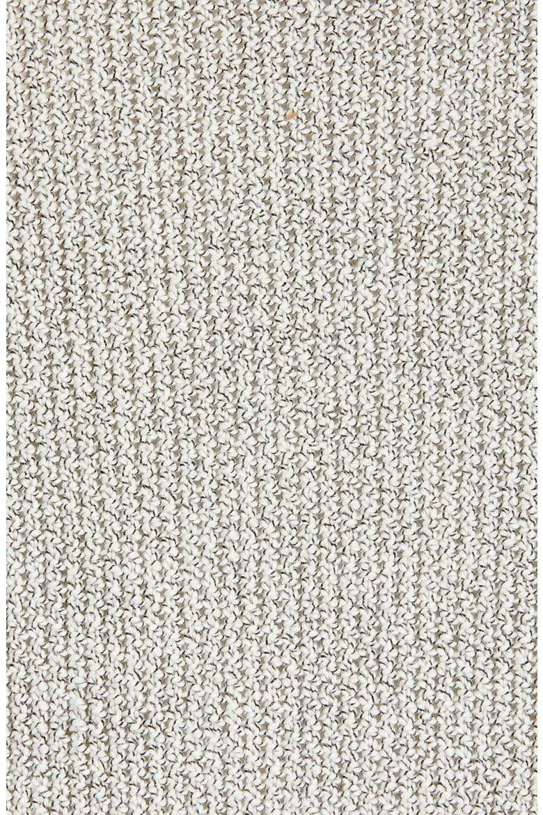 Oz Button Cardigan, Alternate, color, WHITE MARL