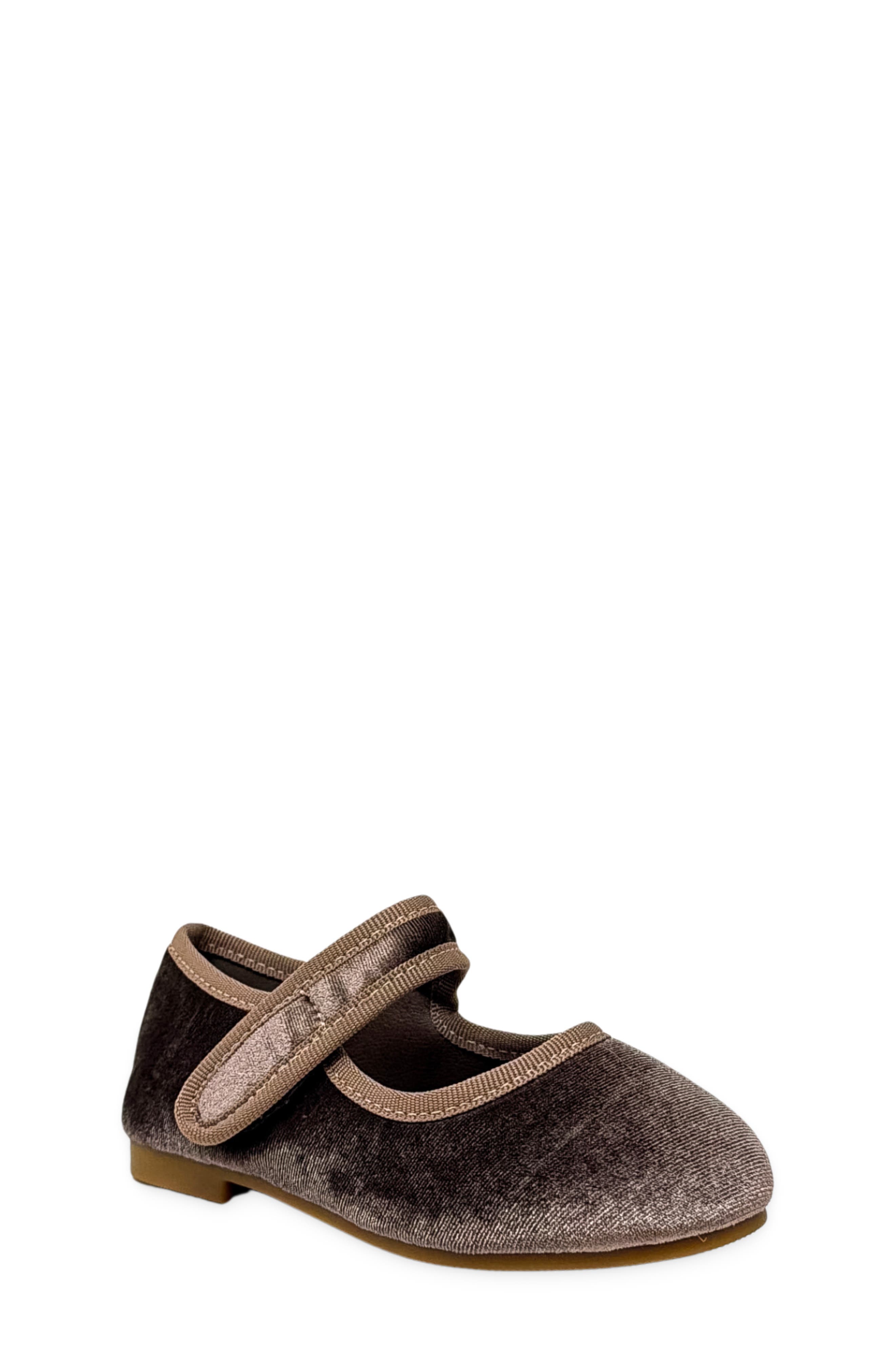 Kids' Arya Mini Metallic Mary Jane, Main, color, TAUPE VELVET