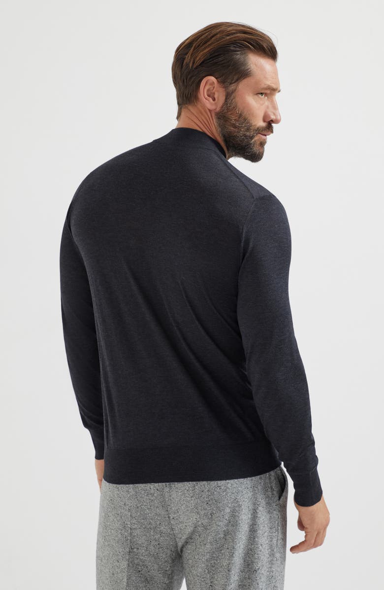 Brunello Cucinelli Lightweight sweater, Alternate, color, Anthracite