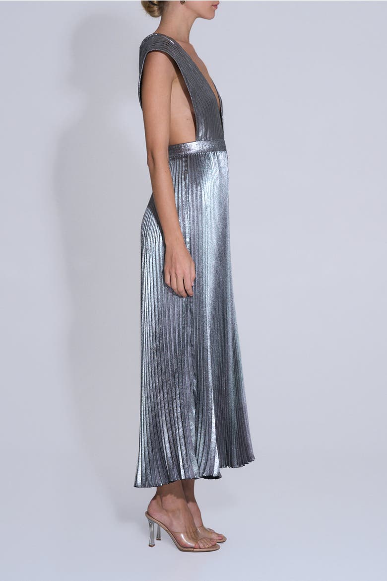 Gala Gown, Alternate, color, Gunmetal Shimmer