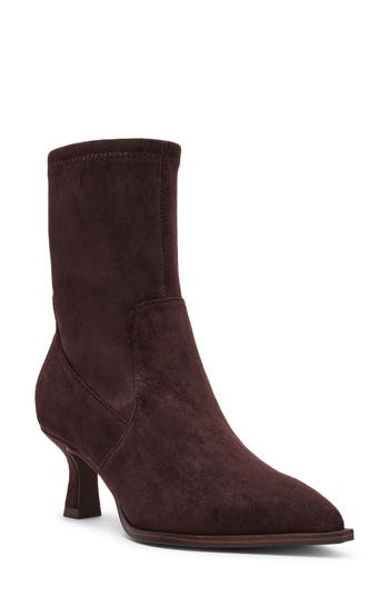 Dolce Vita Dv By Lalana Kitten Heel Boot In Burgundy