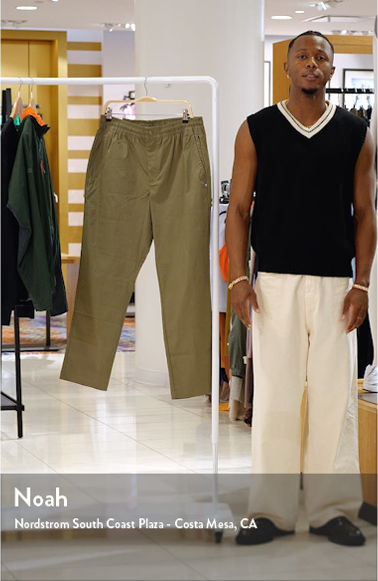Icon Straight Leg Twill Pants, sales video thumbnail