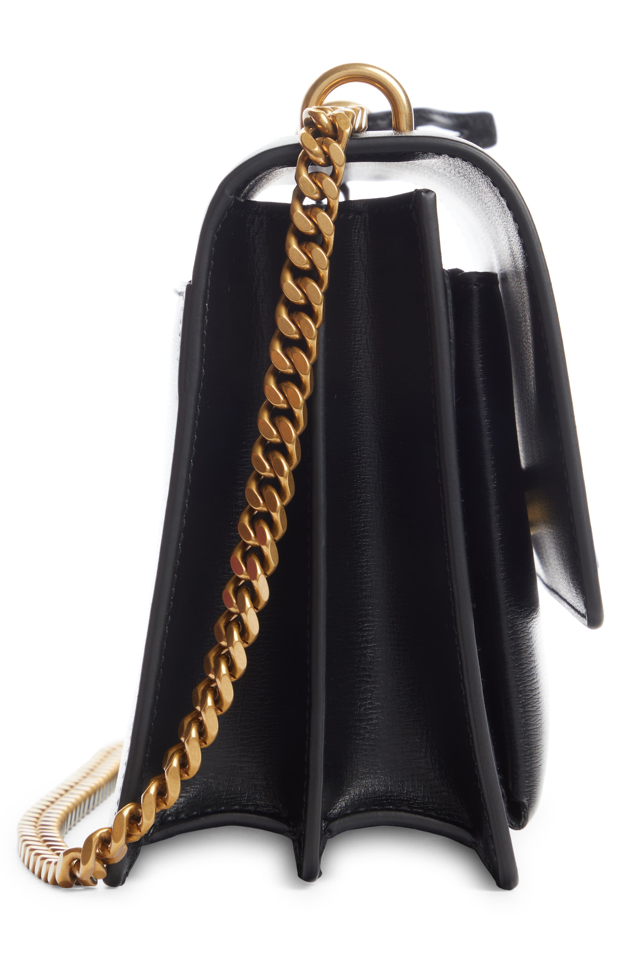 Saint Laurent Medium Sunset Leather Top Handle Bag, Alternate, color, 