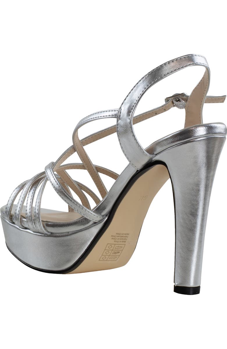 Touch Ups Wren Platform Sandal, Alternate, color, Silver