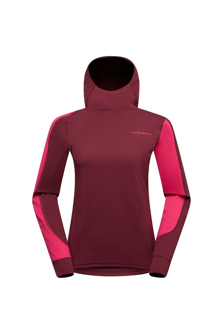 Cloud Shadow Sun Hoodie - Women's, Alternate, color, Redwood/Azalea