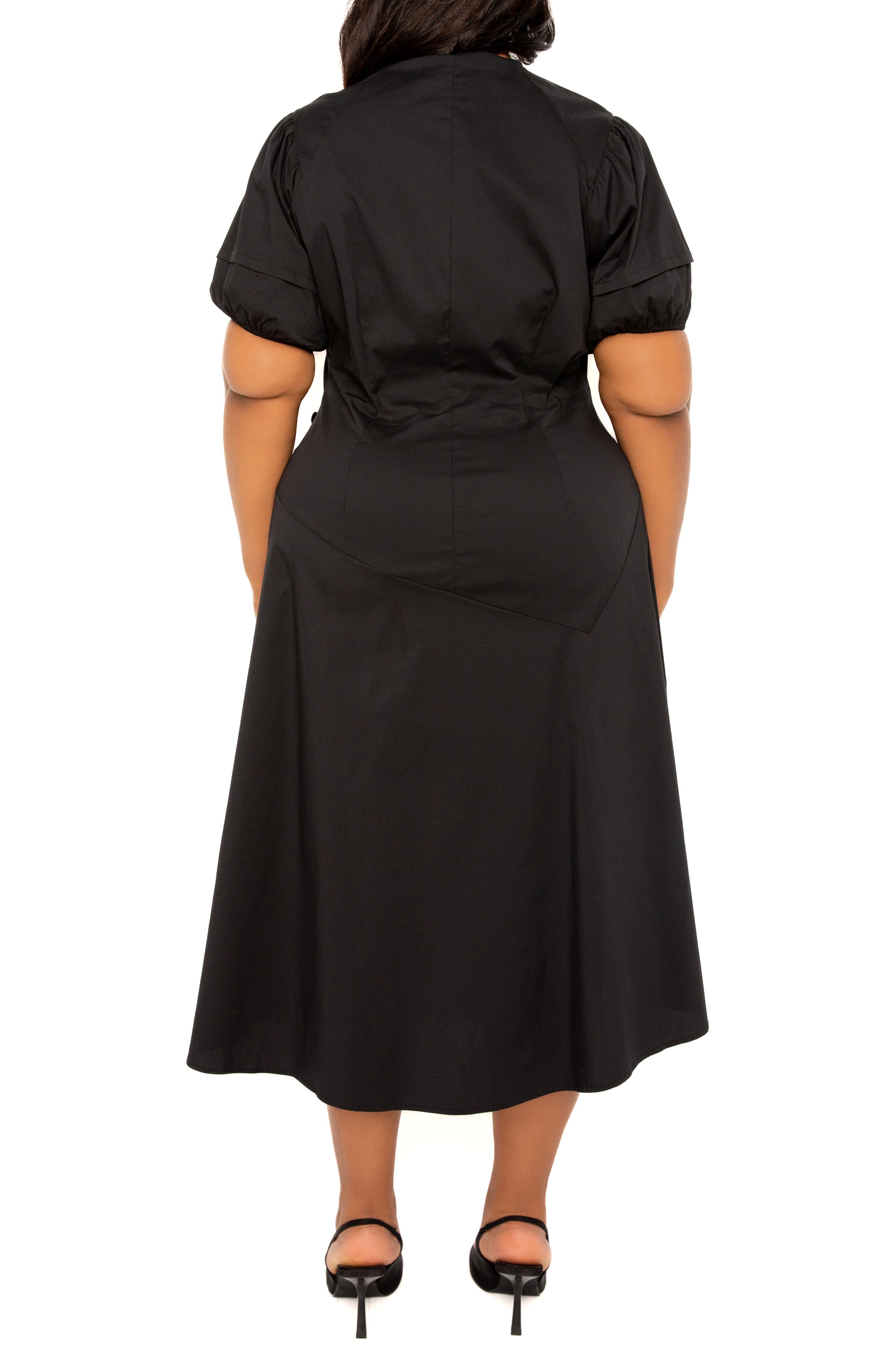 Asymmetric Ruffle Dress - image 2