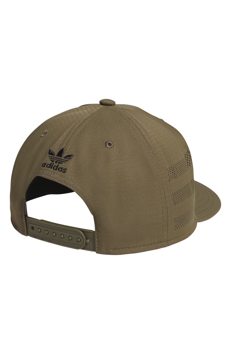 adidas Emblem Snapback Perforated Ripstop Baseball Cap, Alternate, color, 