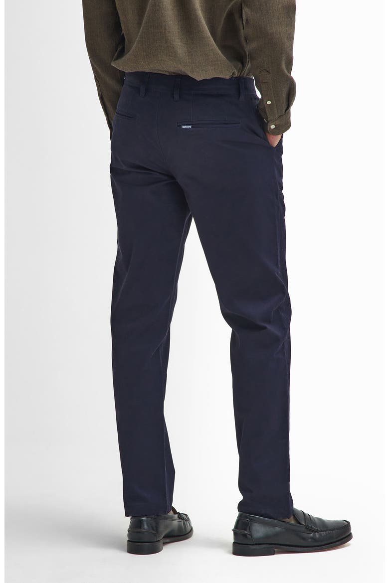 Sueded Sateen Tailored Trousers, Alternate, color, DARK NAVY