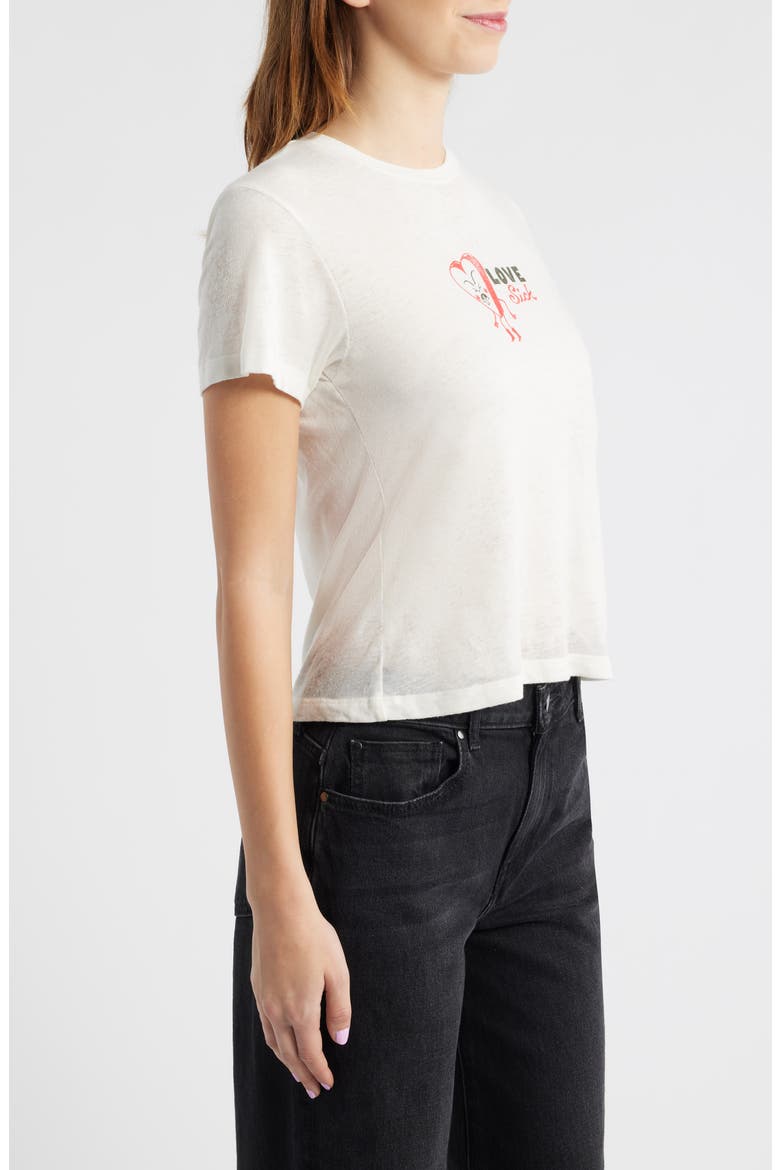 Love Sick Cotton Blend Graphic T-Shirt, Alternate, color, VINTAGE WHITE