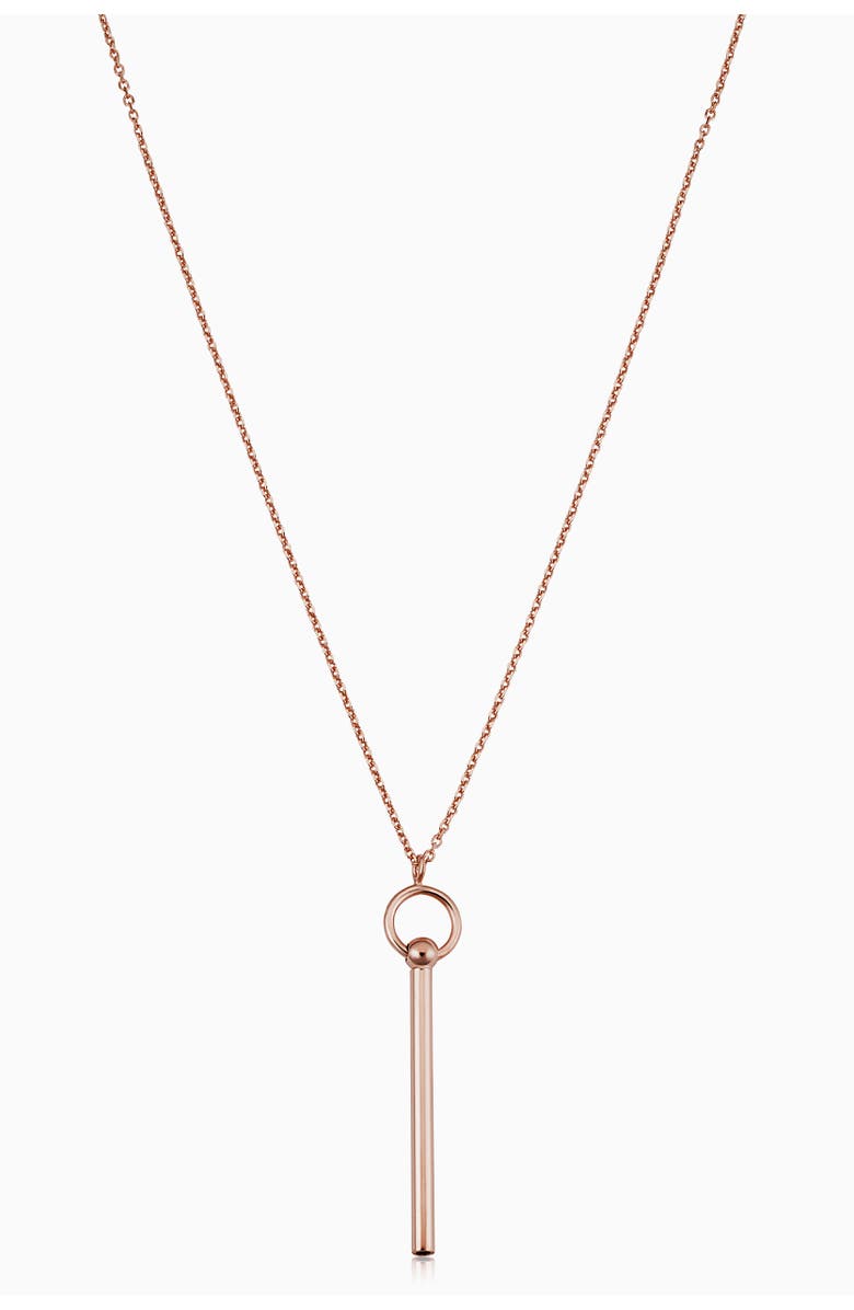Oradina 14K Gold Villa Pendant Necklace, Main, color, Rose Gold