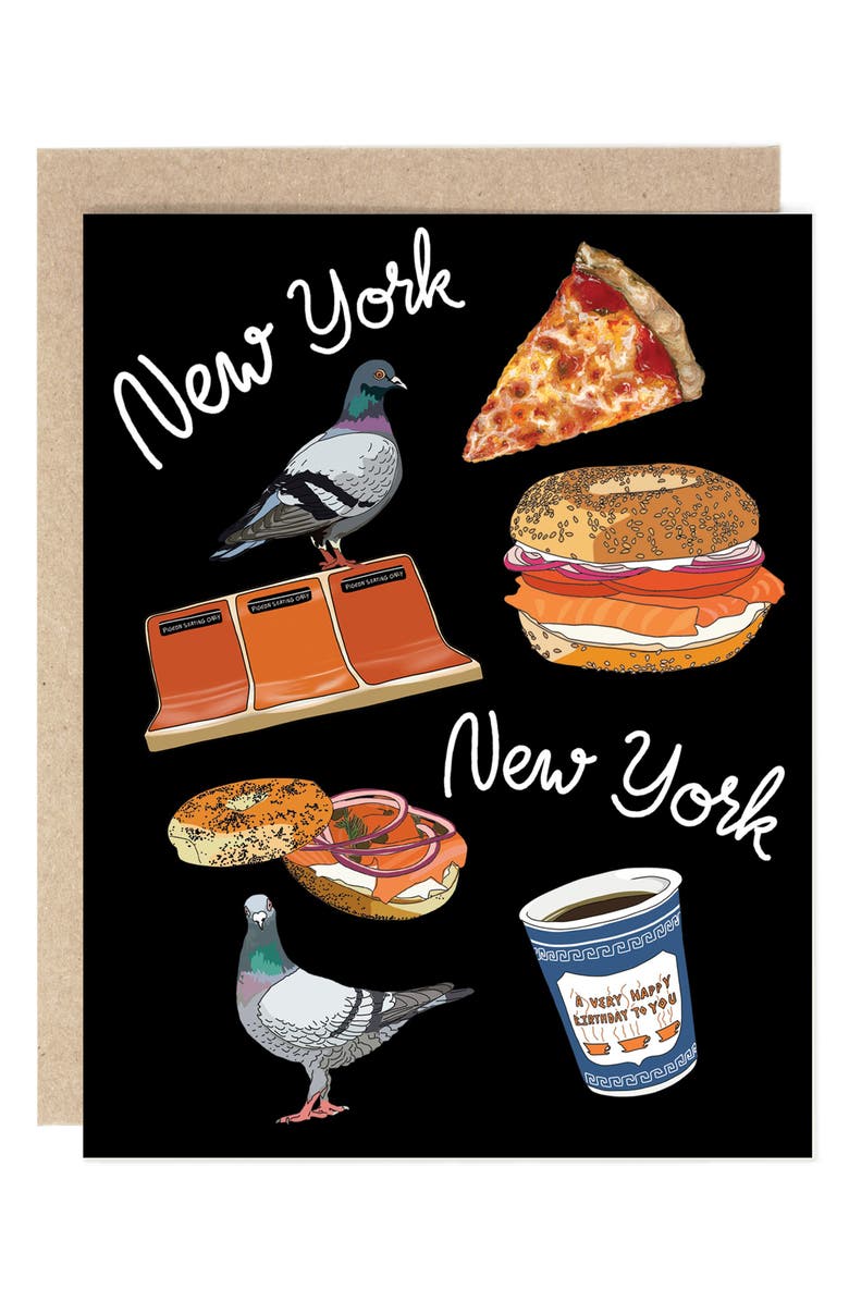 DRAWN GOODS New York, New York Greeting Card, Main, color, 