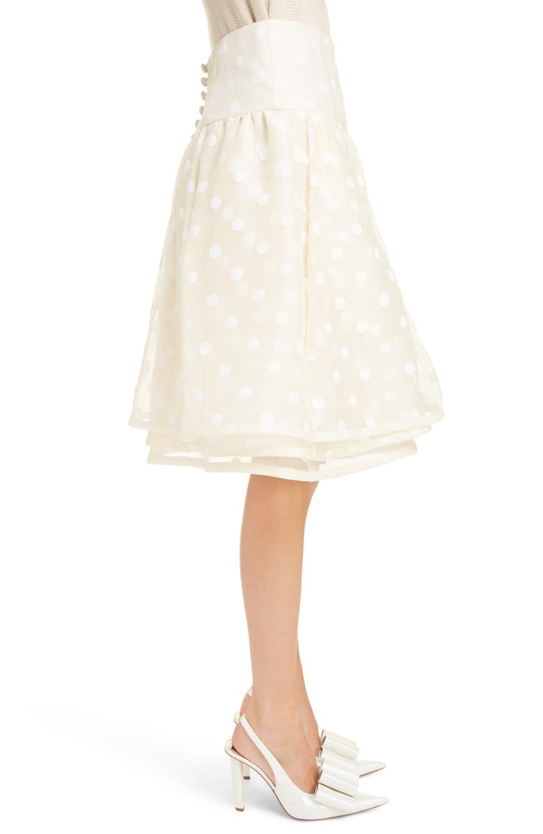 Runway Marc Jacobs Polka Dot A-Line Skirt, Alternate, color,