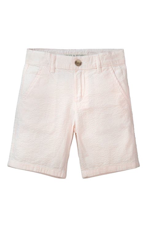 Baby Boys' Organic Seersucker Short, Infant