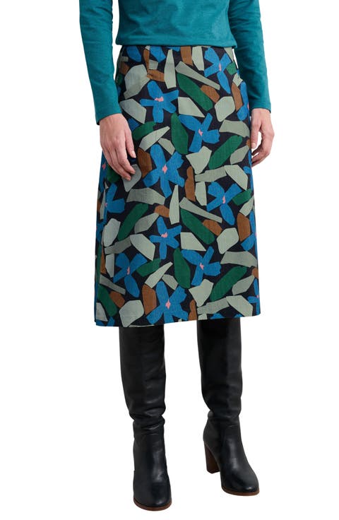 Forest View Organic Cotton Corduroy A-Line Skirt