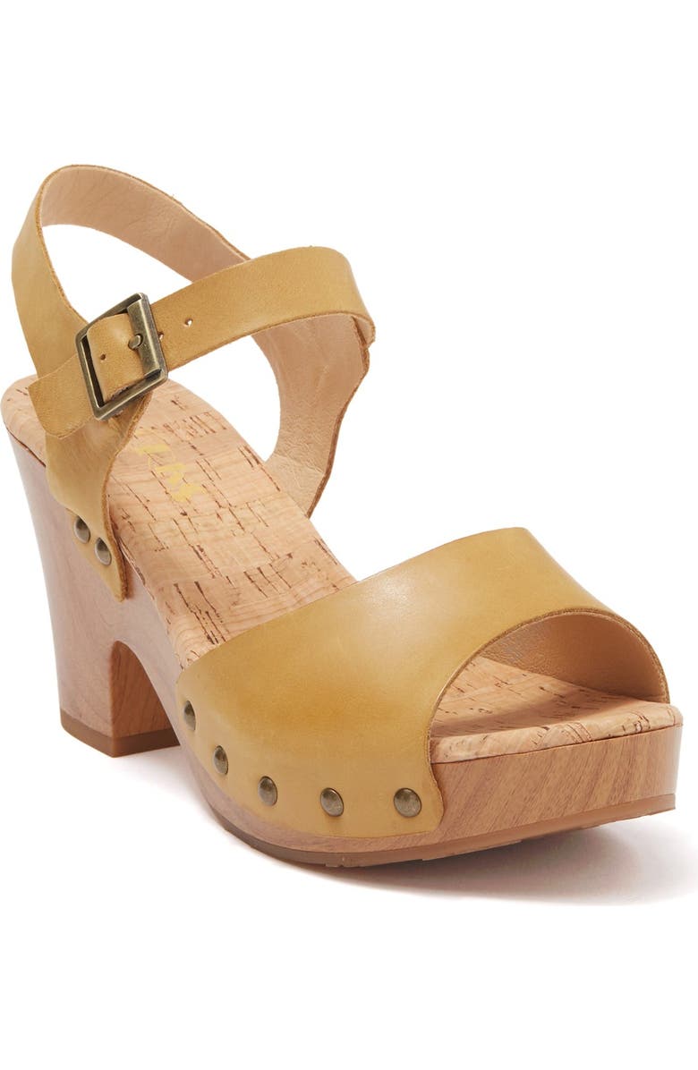 KORKS Brionna Leather Platform Block Heel Sandal, Main, color,