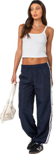 パンツ Tied Bow Track Pants EDIKTED Bow Stripe Track Pants | Nordstrom