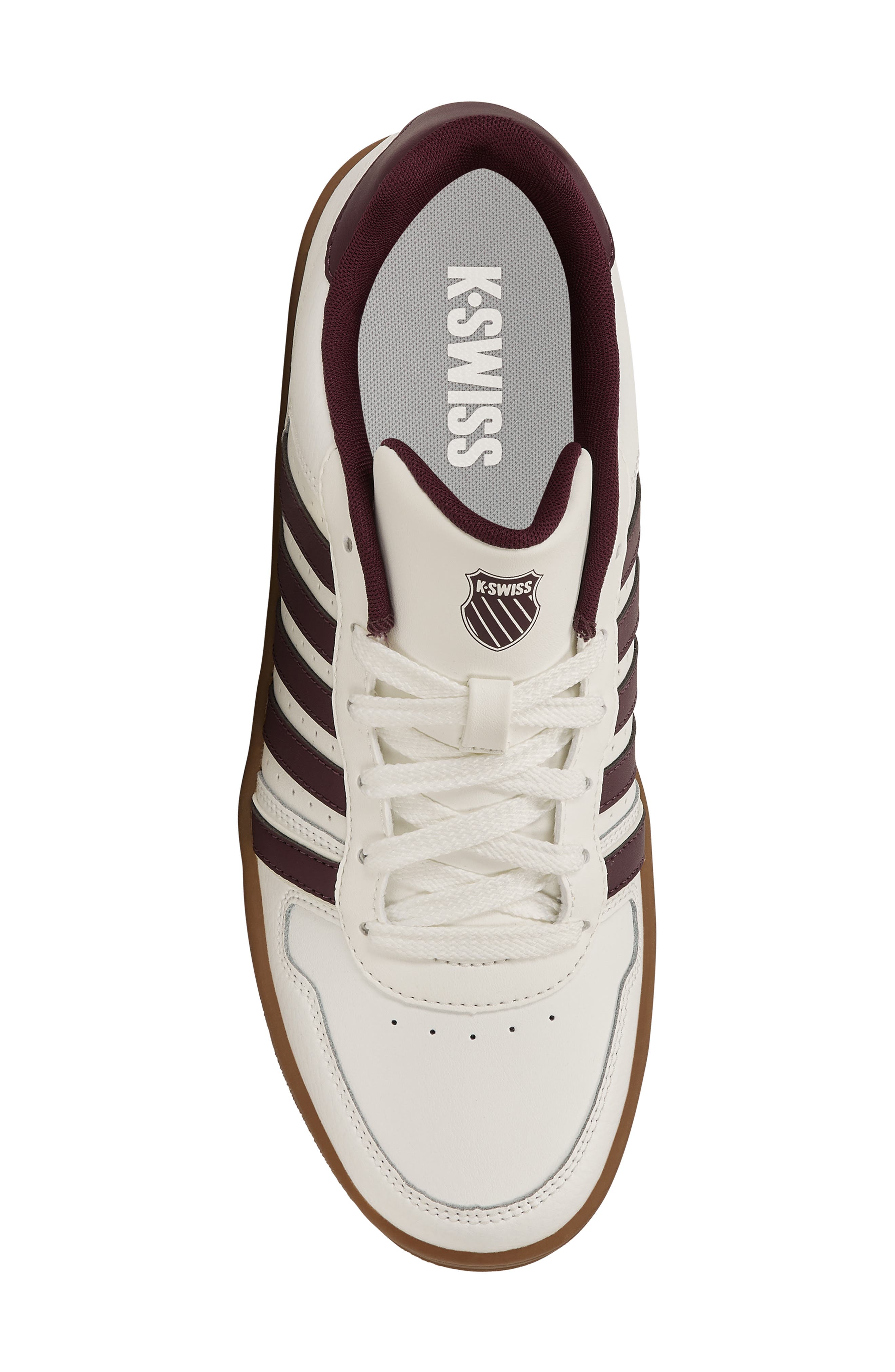 Court Palisades Sneaker, Alternate, color, BRIGHT WHITE/ FIG/ GUM-M