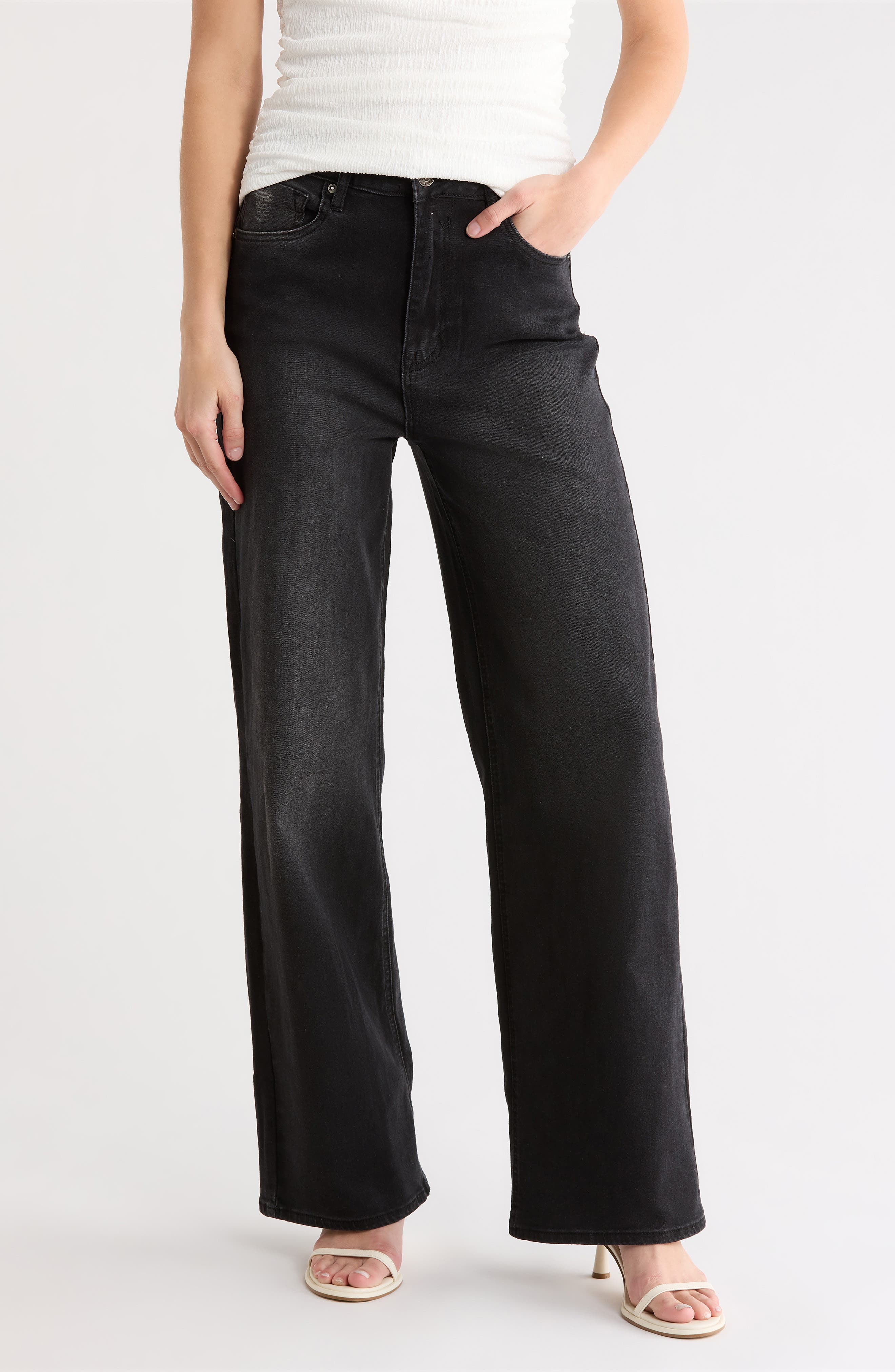 Vigoss Cuff Wide Leg Jeans