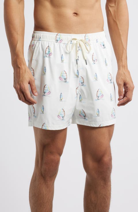The Bungalow Water Repellent Swim Trunks