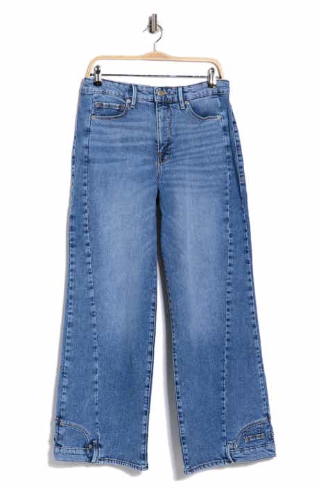 Good American Reworked Wide Leg Jeans