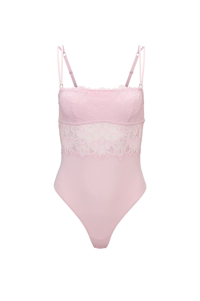 Summer Bodysuit Lingerie, Alternate, color, Light pink
