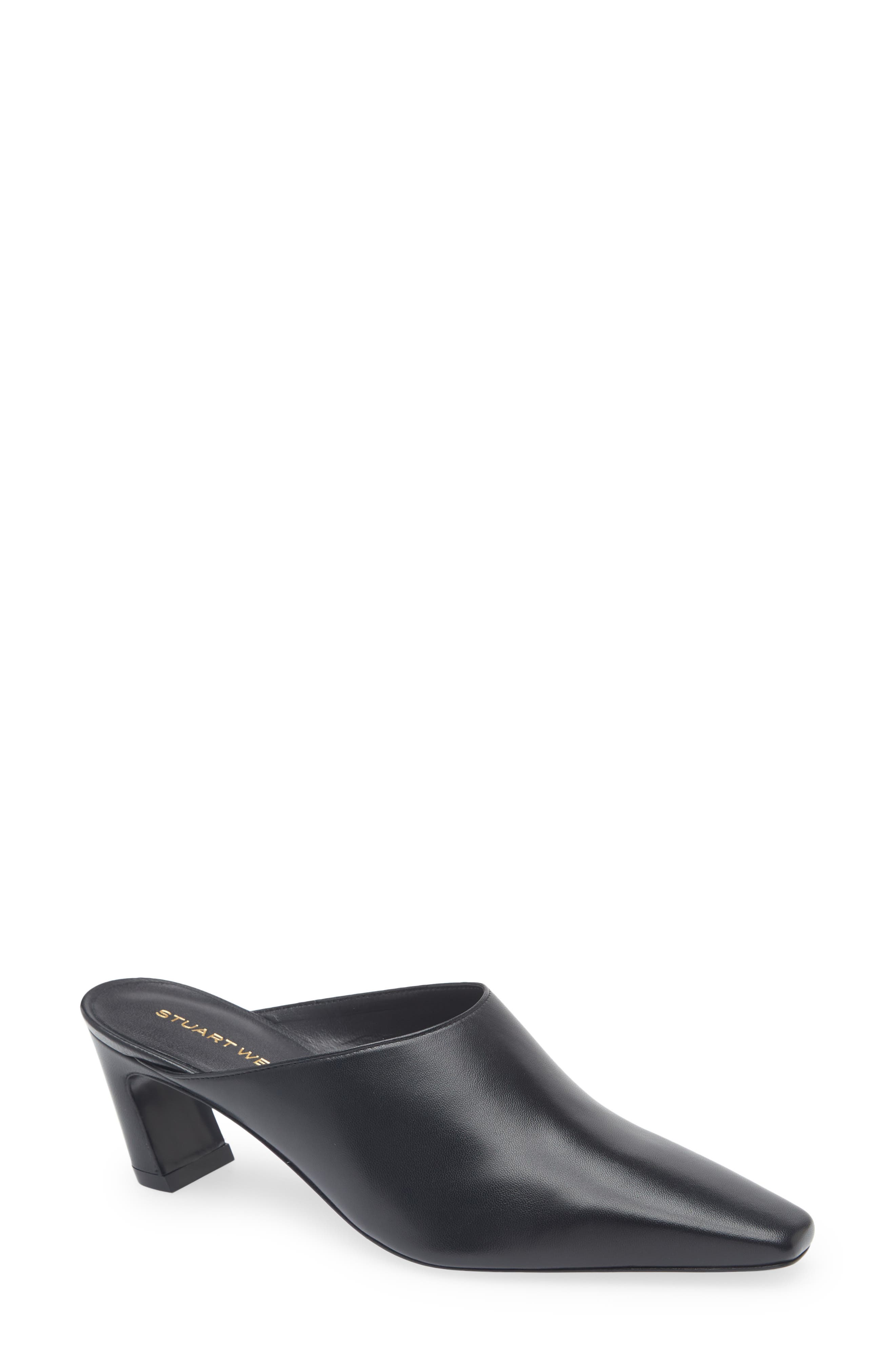 Stuart Weitzman Stassi 50 Mule, Main, color, Black
