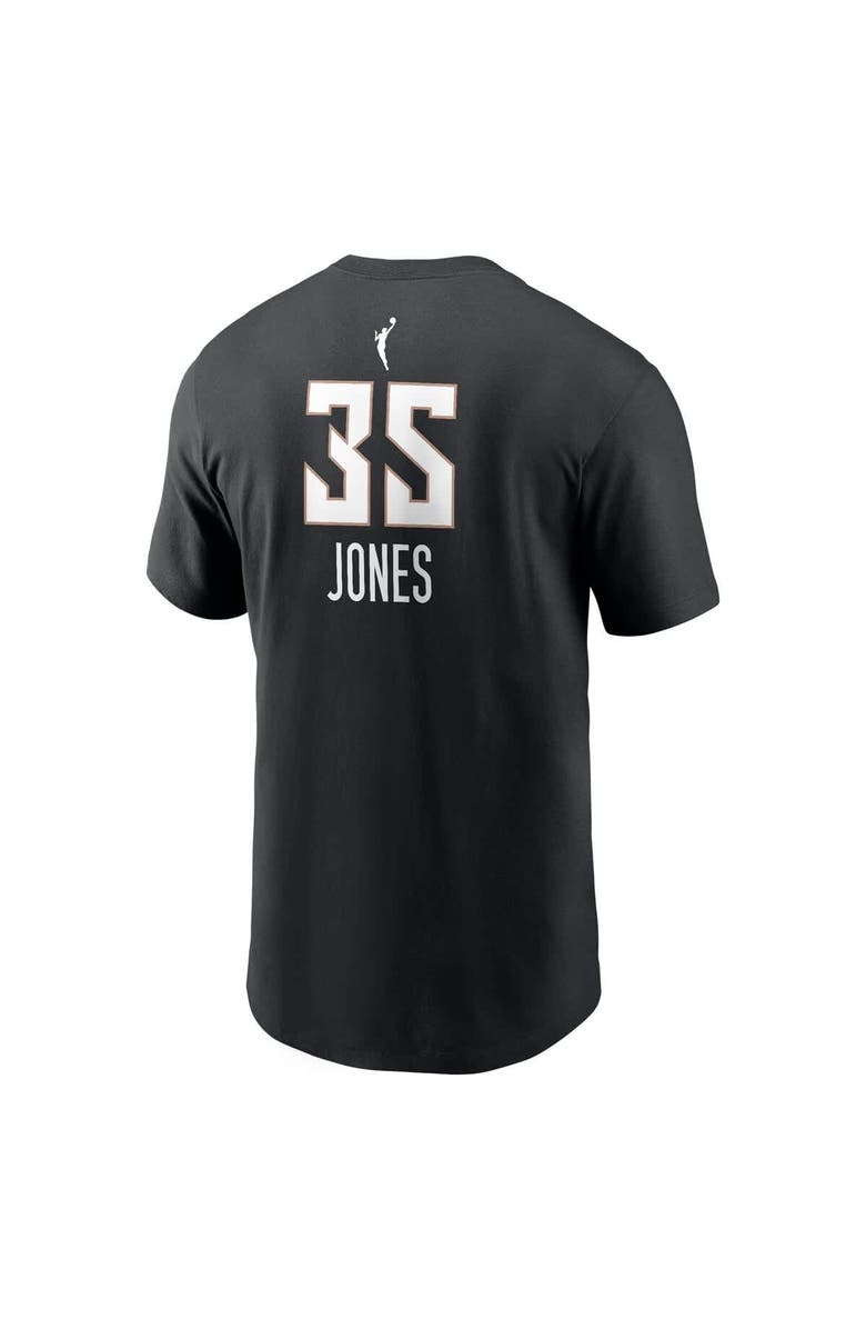 Nike Men's Nike Jonquel Jones Black New York Liberty Explorer Edition Name & Number T-Shirt, Alternate, color,