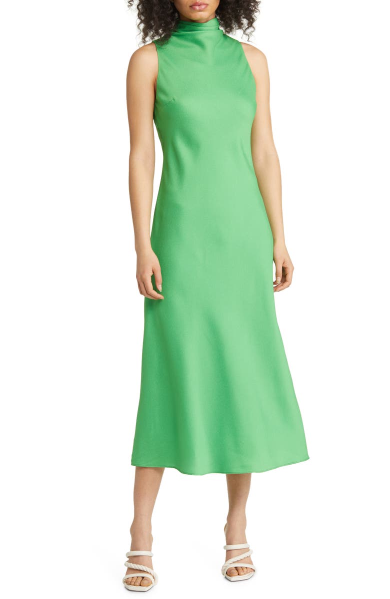 Ted Baker London Eleanar High Cowl Neck Midi Dress, Main, color,