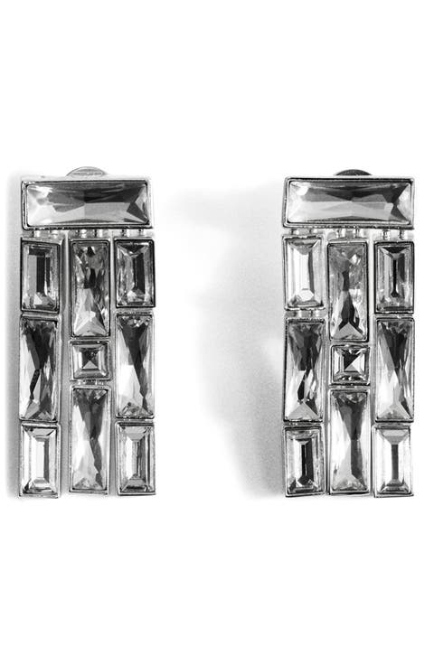 Selection Crystal Statement Drop Earrings