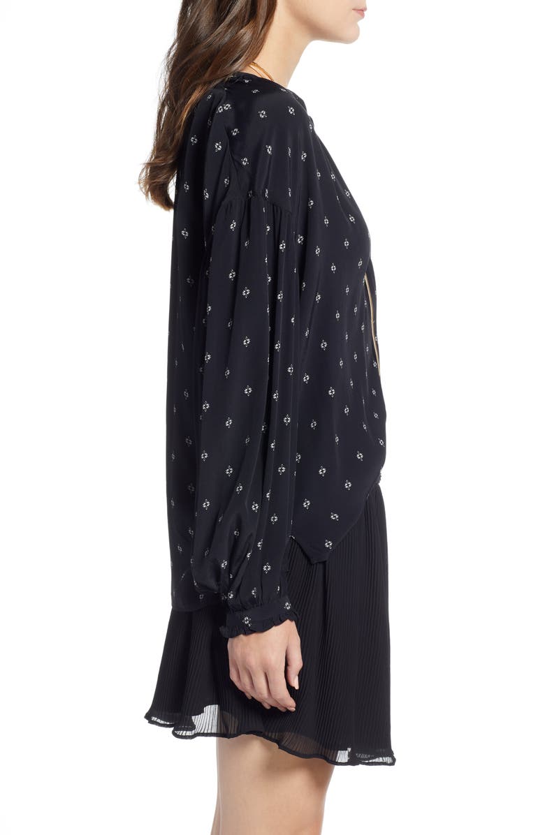 Something Navy Easy Volume Top, Alternate, color,