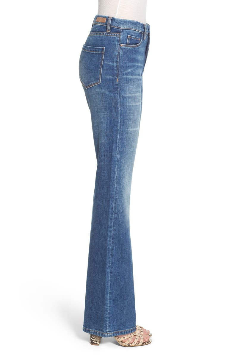 BLANKNYC High Rise Flare Jeans, Alternate, color,