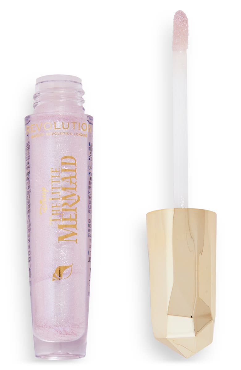 REVOLUTION BEAUTY x Disney Fairytale The Little Mermaid Ariel Lip Gloss, Main, color, 