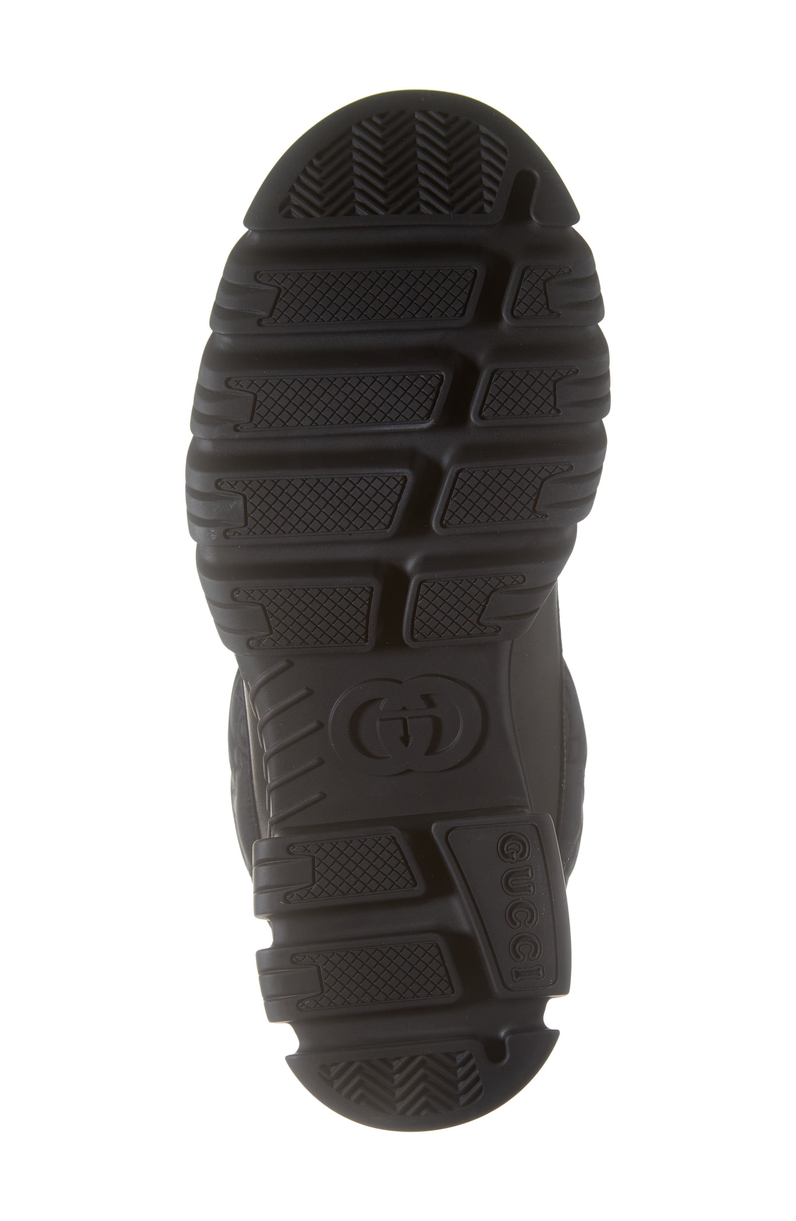 Gucci Romance GG Rhombus Lace-Up Boot, Alternate, color, 