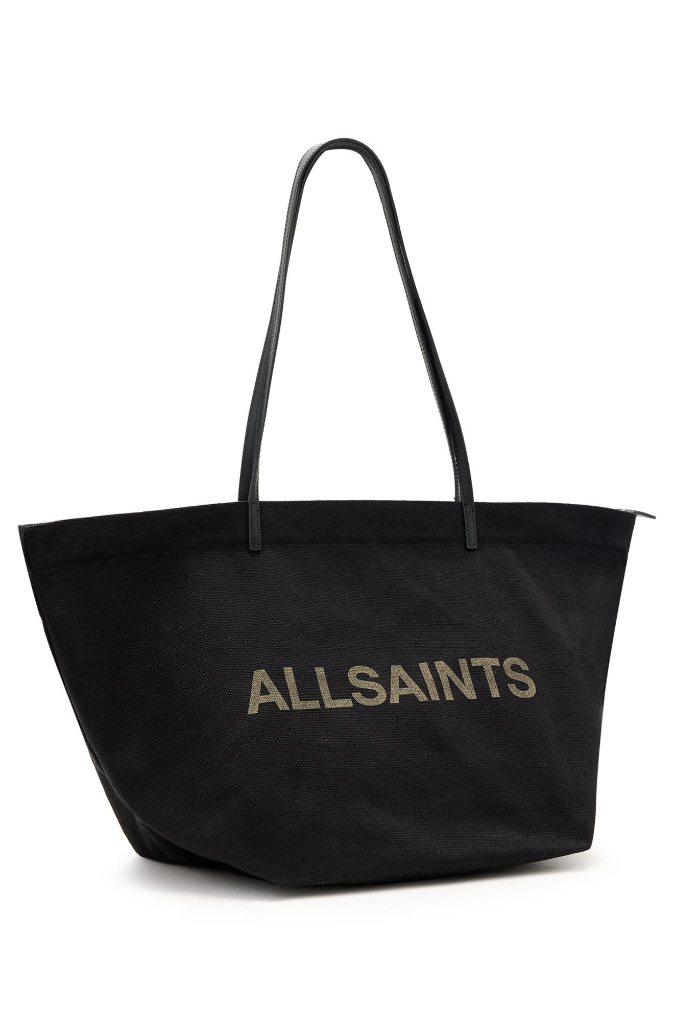 AllSaints Serafina Canvas Tote Bag, Alternate, color, 
