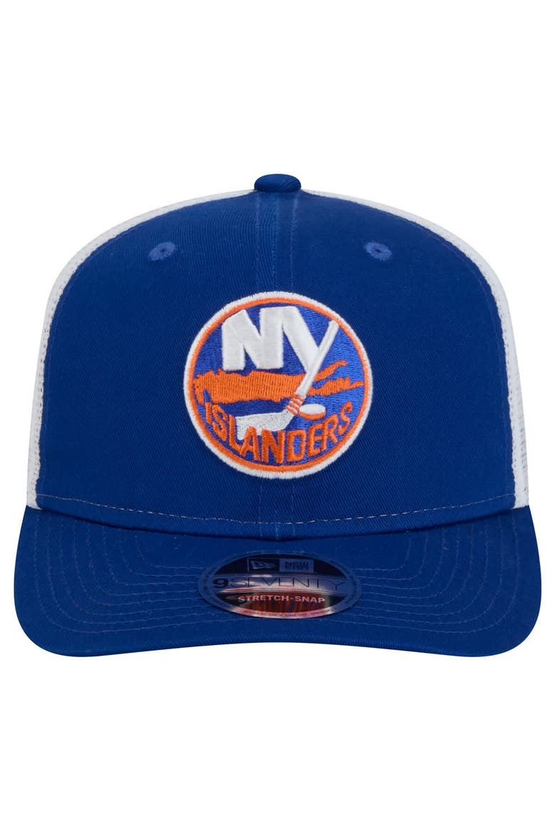 Men's New Era Royal New York Islanders Core Trucker 9SEVENTY Stretch-Snap Hat, Alternate, color, Royal