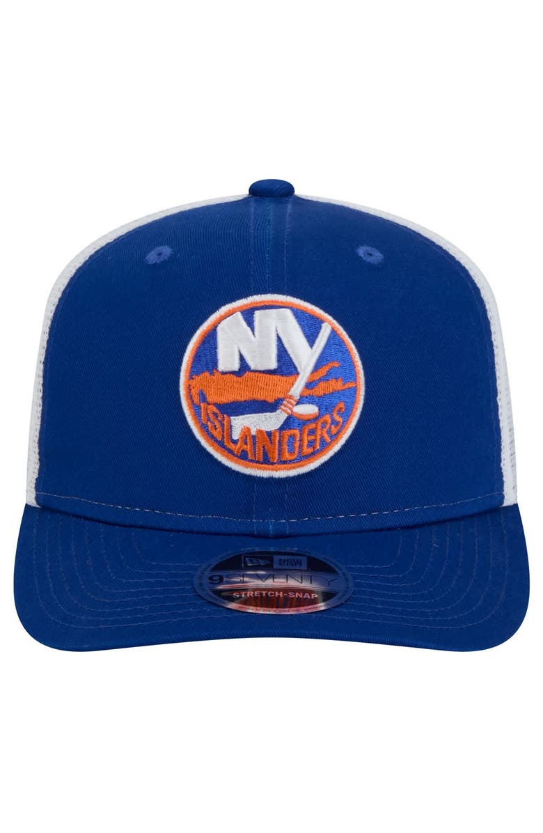 New Era Men's New Era Royal New York Islanders Core Trucker 9SEVENTY Stretch-Snap Hat, Alternate, color, 