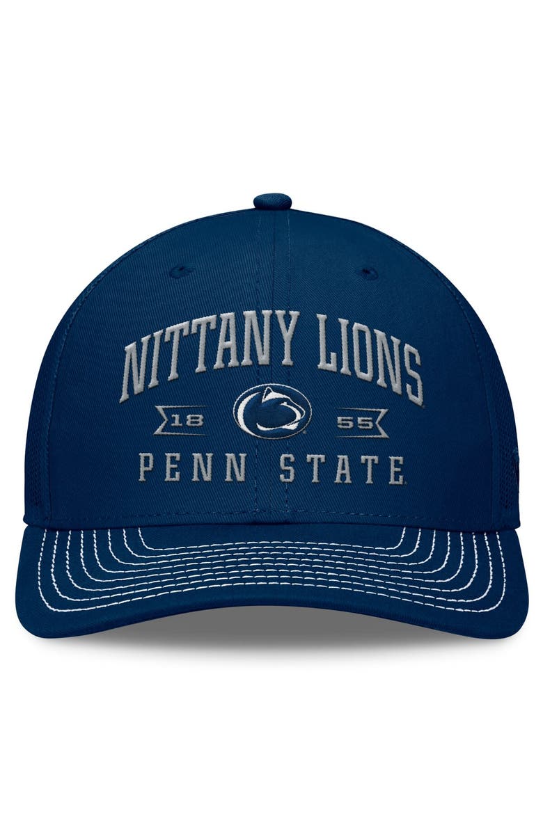 TOP OF THE WORLD Men's Top of the World Navy Penn State Nittany Lions Carson Trucker Adjustable Hat, Alternate, color,